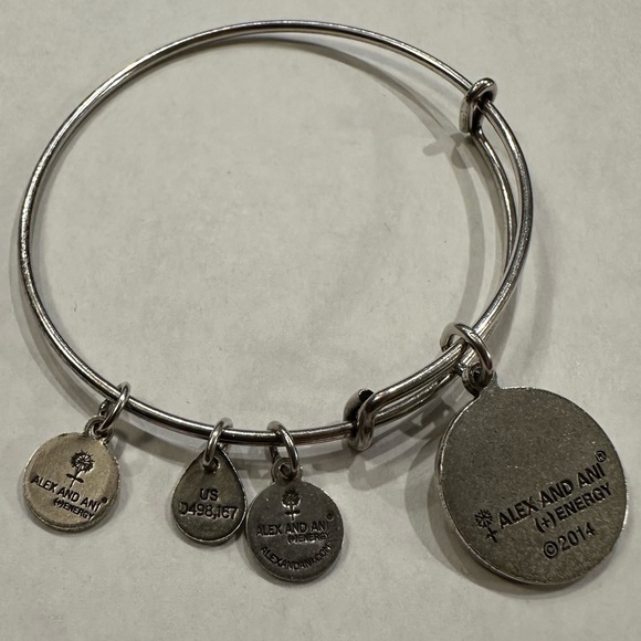 Alex and Ani Friend Charm Expandable Bracelet - Picture 4 of 5